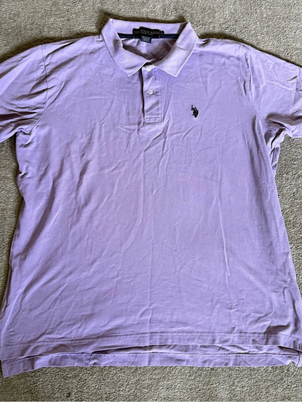 U.S. Polo Assn. Men's Light Lavender Polo